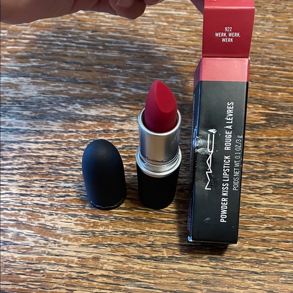 MAC Cosmetics Powder Kiss Lipstick - Bold Red - Picture 1 of 2
